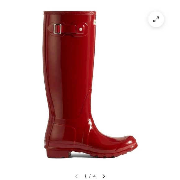 Hunter Red Women's Rain Boots - Picture 5 of 5